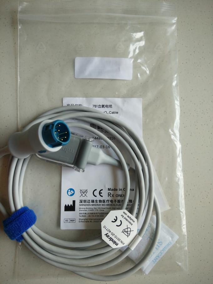 Mindray T5 7-PIN SPO2 Extension Cable 0010-30-43112 2.5M