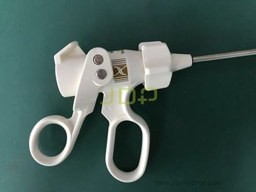OLYMPUS T3775 LAPAROSCOPIC SCISSORS 5X34MM, BLADE CURVE, GUN, HF CONNECTION FOR SONOSURG
