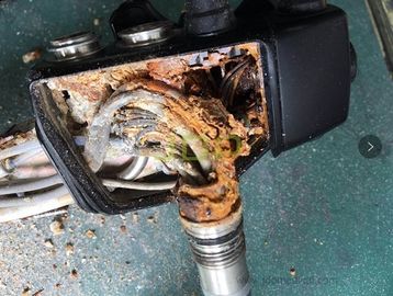 No image and leakage of Olympus CF-240AI Colonoscope for repair